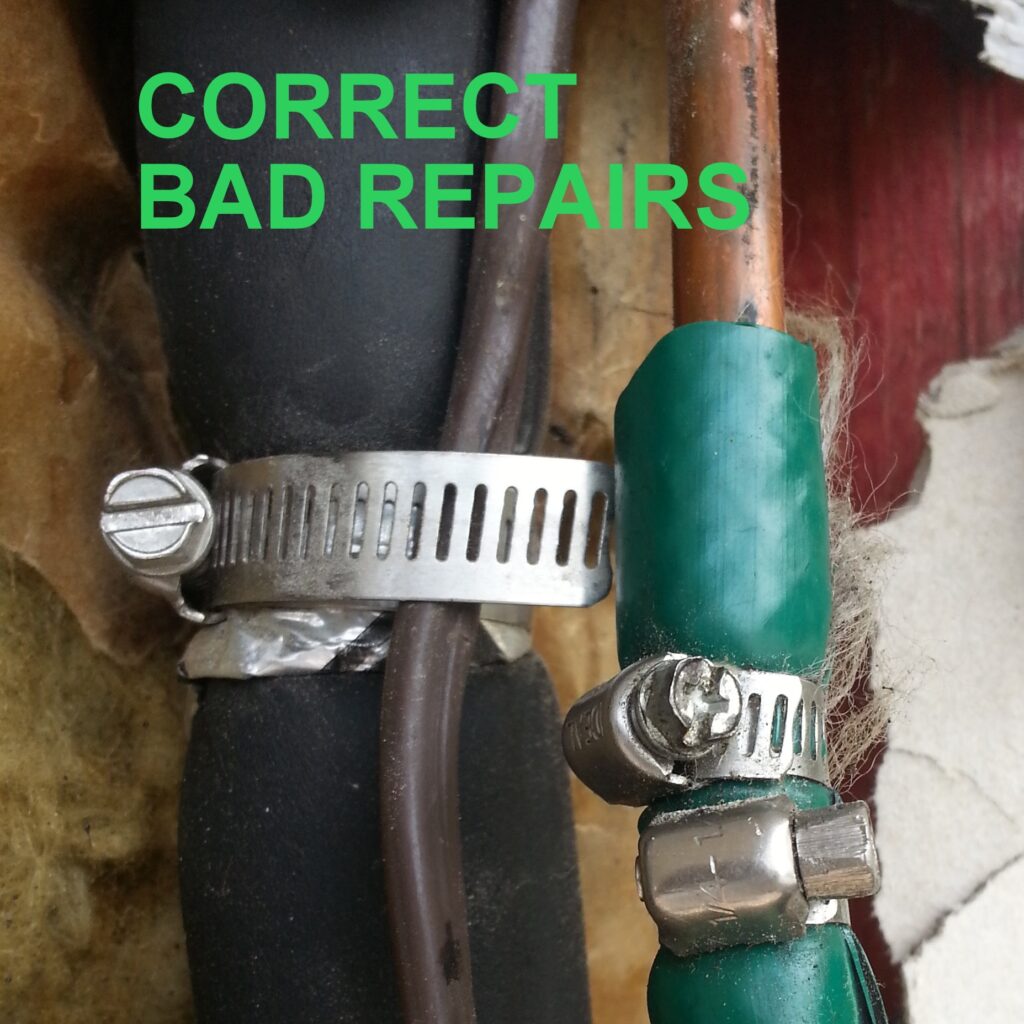 Correct Bad Repairs